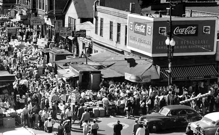 Maxwell Street, 1955